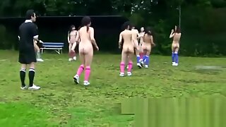ヌード日本人サッカーゲームの後、セックスでリラックス