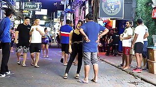 Pattaya Ambling Strada Vita notturna 2019 (Thai Ragazze)